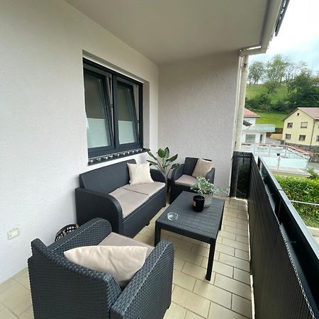 Ferienwohnung Am Felsenmeer Lautertal  Eksteriør bilde